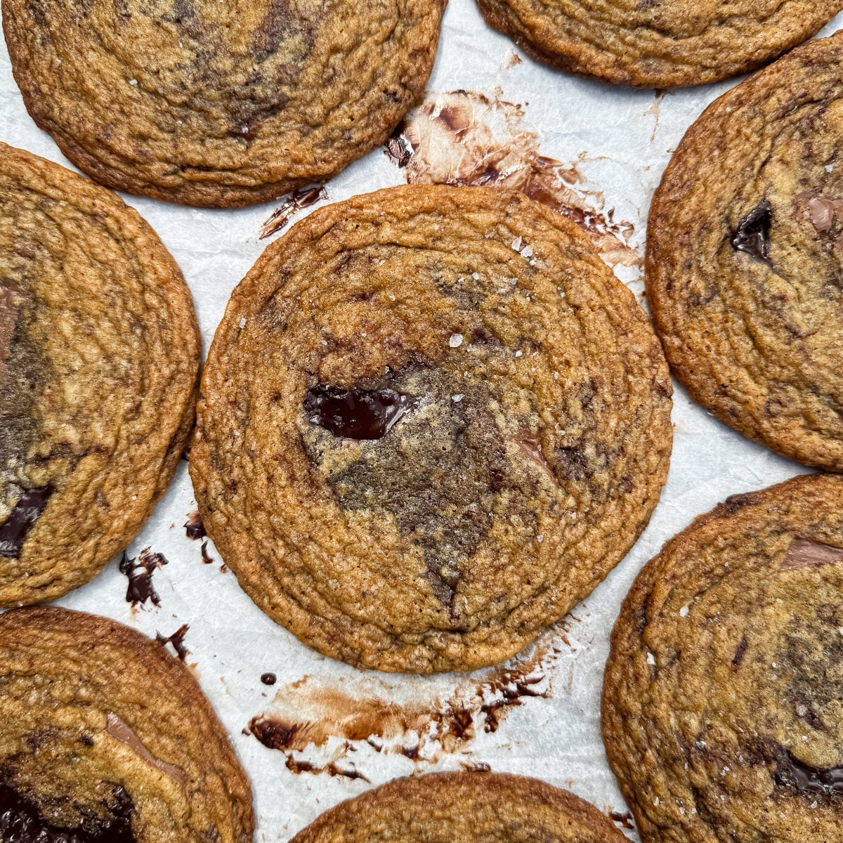 thin crispy chocolate chip cookies
