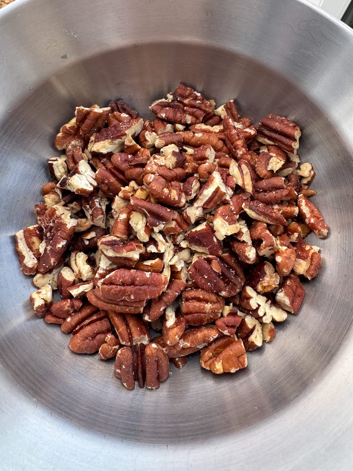 toasted pecans in bowl
