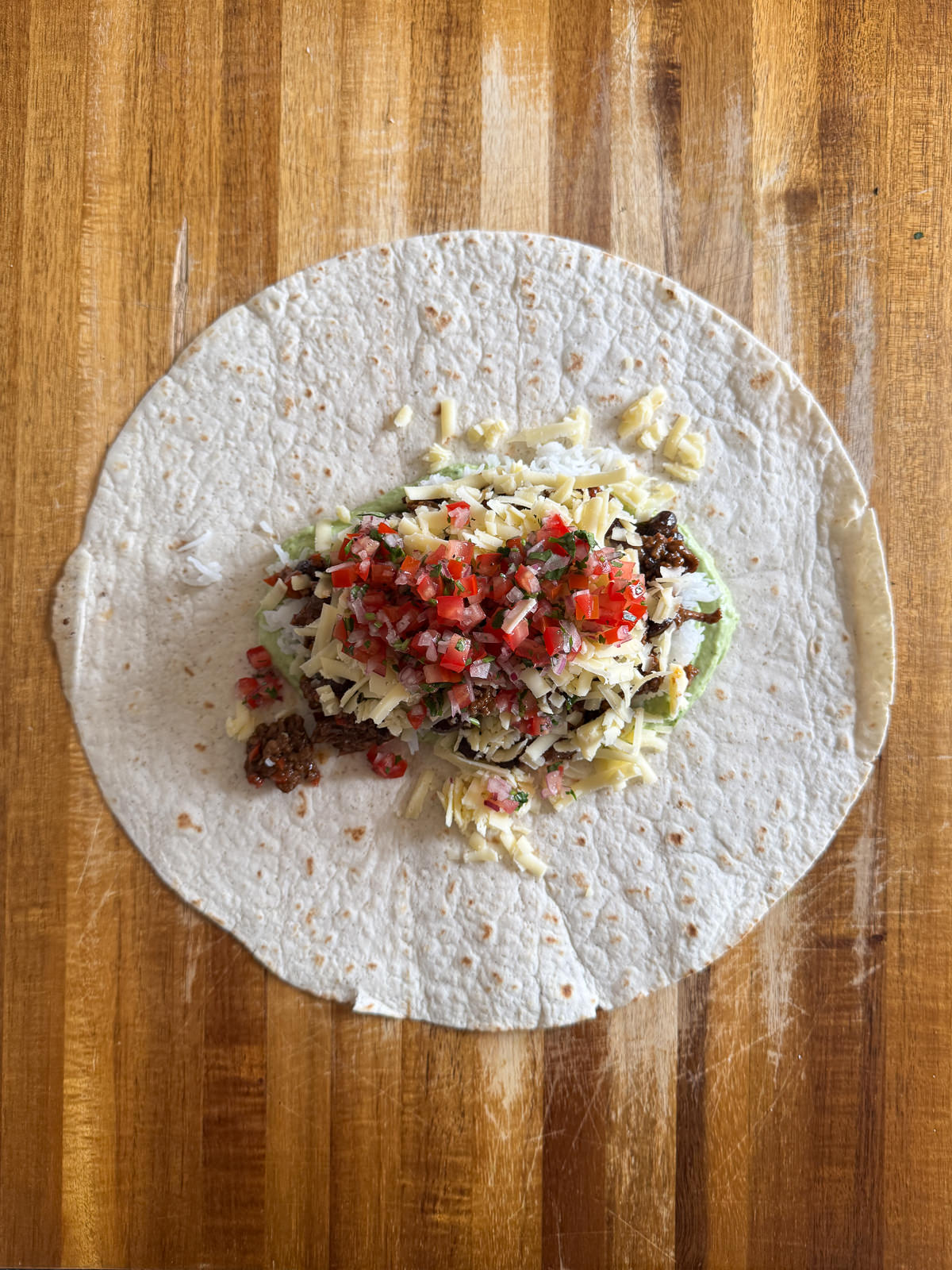 tomato salsa burrito filling
