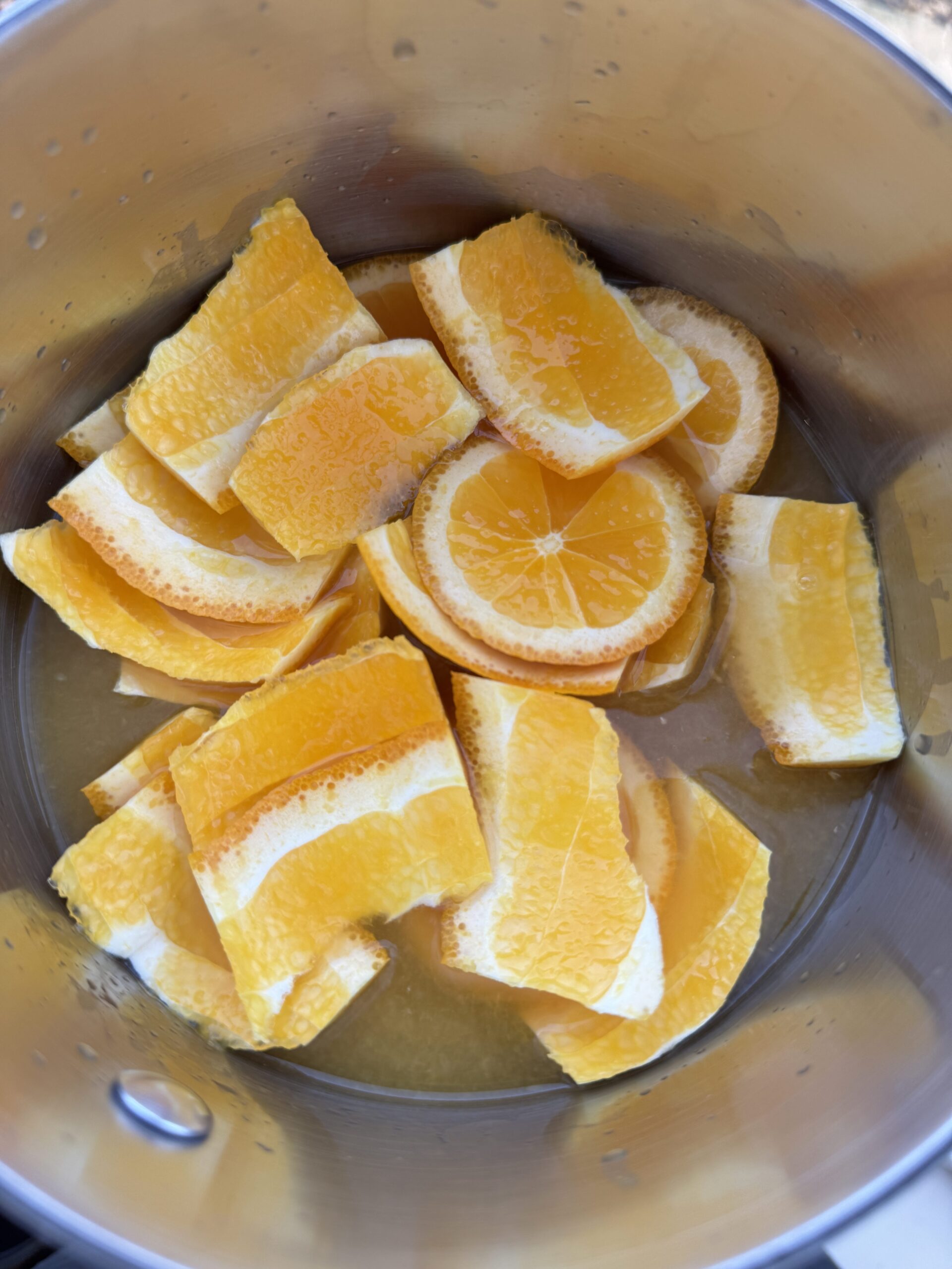 trimmed orange peel
