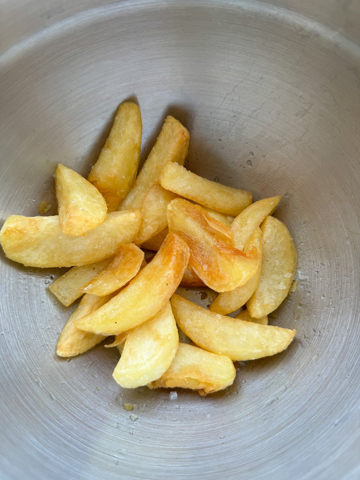 triple cooked chips seasoned with sea salt
