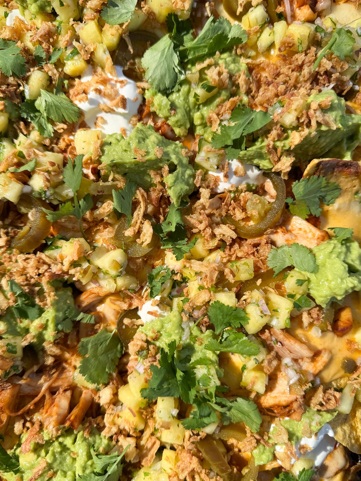 using salsa for homemade nachos