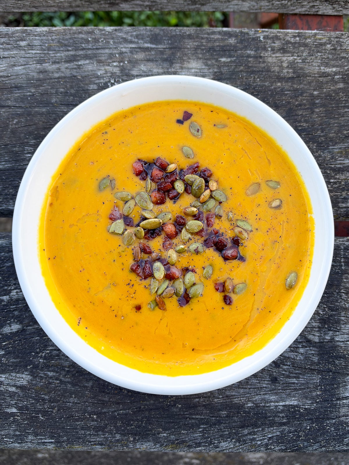 Winter pumpkin soup